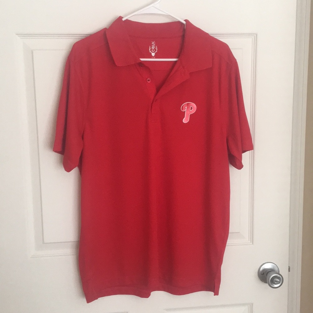 Men’s Phillies Polo Size Large
